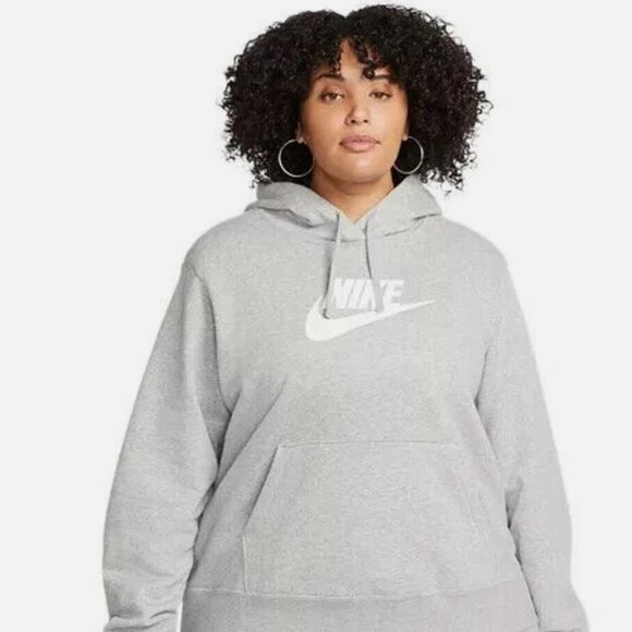 Nike Tops - Women's Nike Sportswear Club Large Logo Fleece Hoodie